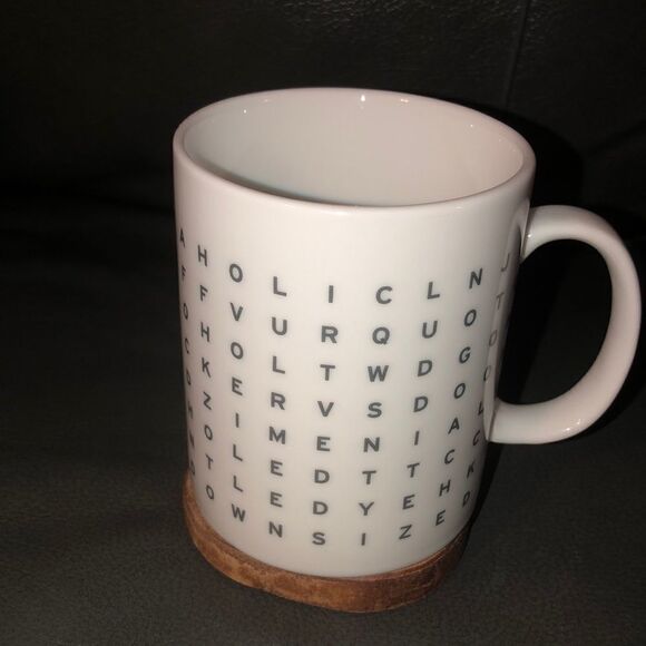 Puzzled Fred Word Finder Mug - Picture 1 of 6